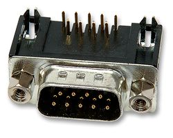 ITW MCMURDO - SDEX9PNTD - 插頭 D-sub PCB 直角 凹型外殼 9路