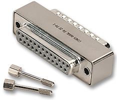 CINCH - FA-25PS/1-LF - 適配器，D 濾波器紅色 25 路