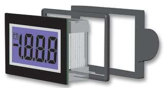 LASCAR - SP400-BLUE - 電壓表,LCD 3.1/2 數(shù)字式,9 引腳