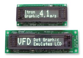 NORITAKE-ITRON - GU112X16G-7806 - 圖形顯示模塊 VFD 112X16 5VDC