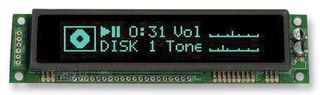NORITAKE-ITRON - GU128X18F-K612A4 - 熒光顯示模塊 VFD 128X18 圖形