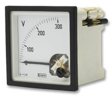 TYCO ELECTRONICS / CROMPTON - E243-02V-G-RX-RX-C7 - 電壓表 DIN72 300V