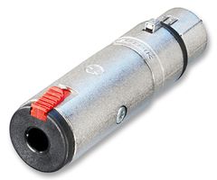 NEUTRIK - NA3FJ - 適配器，XLR SKT/6.35 S 插孔