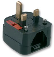 MULTICOMP - ACP3-BK-R-10A - 電源連接器 NEMA 5-15插頭-BS1363 10A 黑色