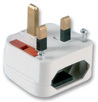 MULTICOMP - ICP3-WH-R-5A - 電源連接器 意大利式 3P - BS1363 10A 白色