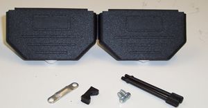 MH CONNECTORS - DPPK37-BLACK-K - 連接器后殼 D-sub 黑色 37路