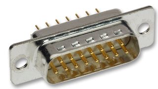 HARTING - 09642227240 - 直型D型插頭 帶濾波功能 15路 PCB 3900PF