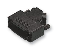 MH CONNECTORS - D45ZK-15B-K - 連接器后殼 D-sub 黑色 45度 15路