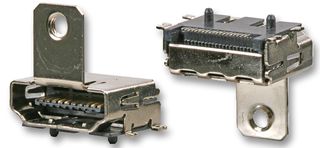 MULTICOMP - MC34936 - 針座 直角型 HDMI 帶法蘭 SMT