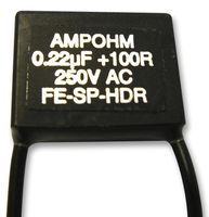 AMPOHM WOUND PRODUCTS - FE-SP-HDR23-220/100 - 接觸抑制器 0.22uF 100Ω