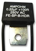 AMPOHM WOUND PRODUCTS - FE-SP-B-HDR23-220/100 - 接觸抑制器 0.22uF 100Ω