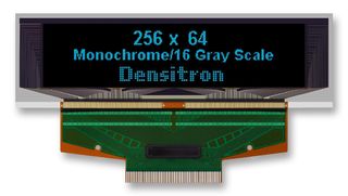 DENSITRON - DD-25664BE-1A - 顯示屏 OLED 256X64 藍色
