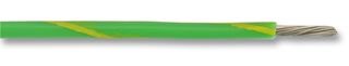 BRAND REX - SPC00470A184 100M - 電線 PTFE B型 綠/黃色 19/0.20mm 100M
