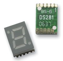 AVAGO TECHNOLOGIES - HDSM-283L - 發(fā)光二極管顯示器 SMD 7MM 橙色 共陰極
